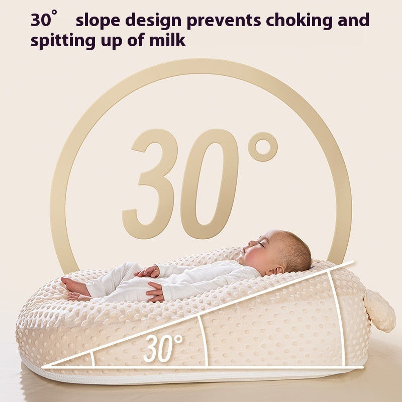 Baby Milk Spilt Prevent Slope Nursing Pillow